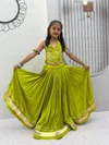 Pc 585 Pure Cotton Mirror Hand Work Kids Navratri Lahenga Choli